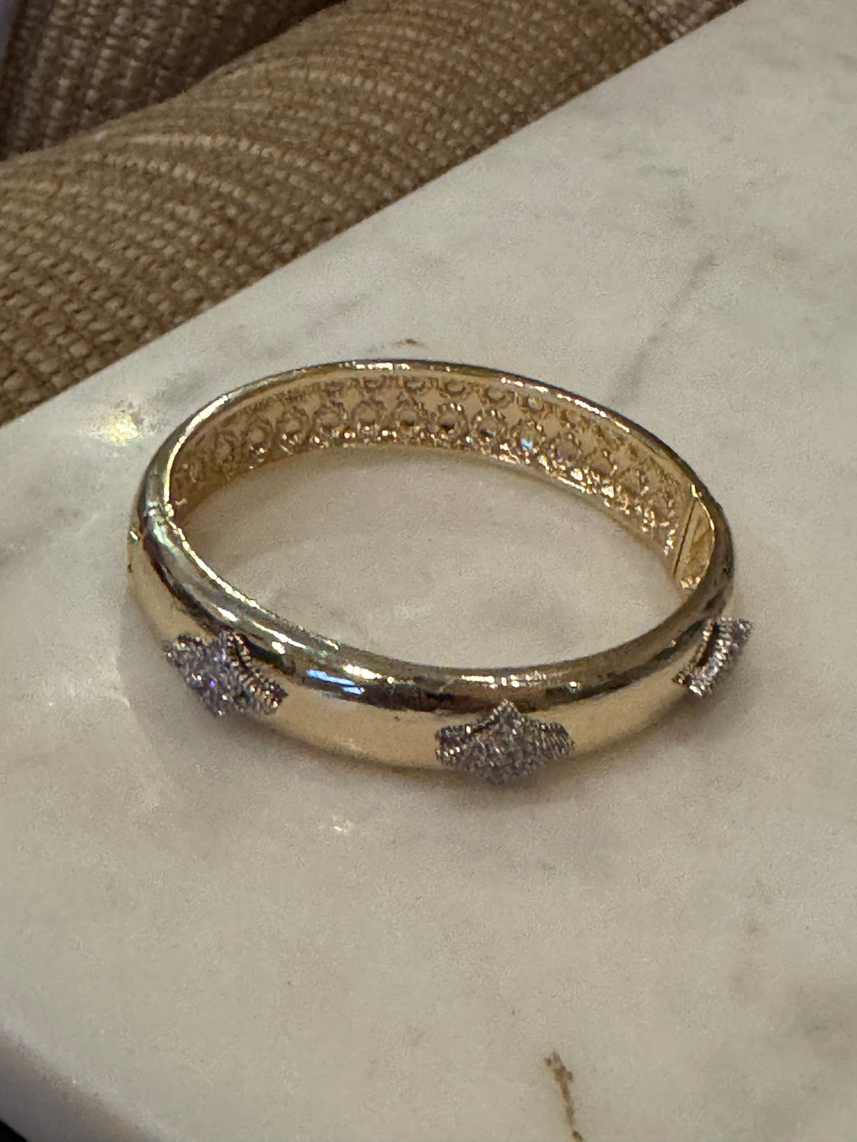 Marquis Gold Bangle