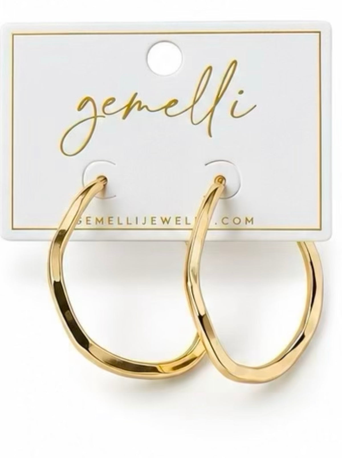 Golden Hour Oval Hoops