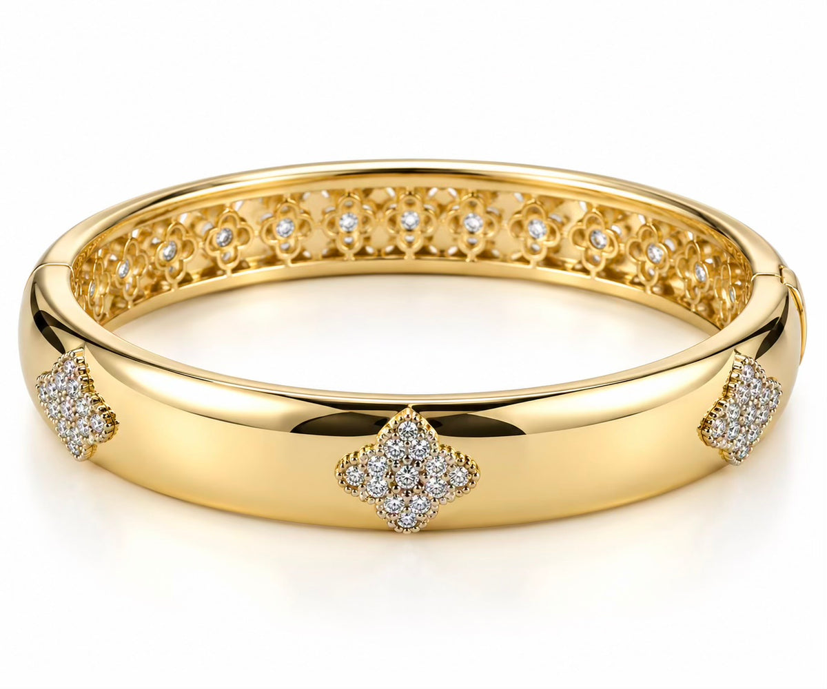 Marquis Gold Bangle