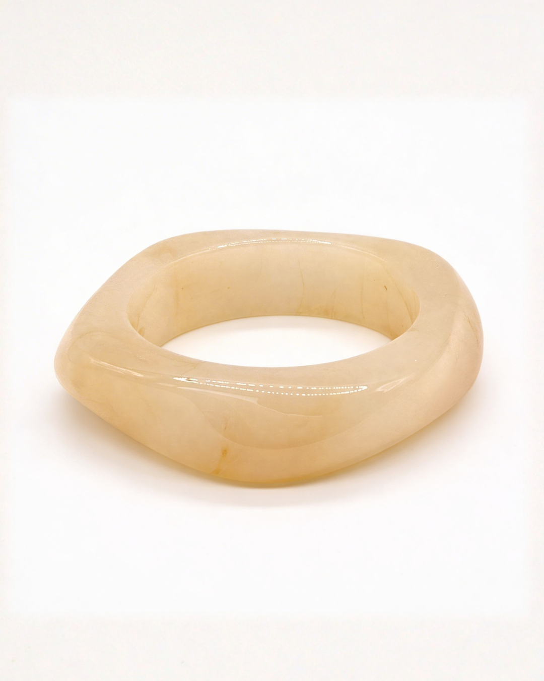 Geo Resin Bangle Bracelet - 2 COLORS