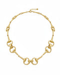 Equestrian Antique Gold Necklace