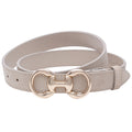 Modern Horsebit Suede Belt- 2 COLORS
