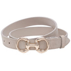 Modern Horsebit Suede Belt- 2 COLORS