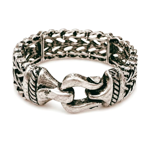 Double Row Buckle Bracelet