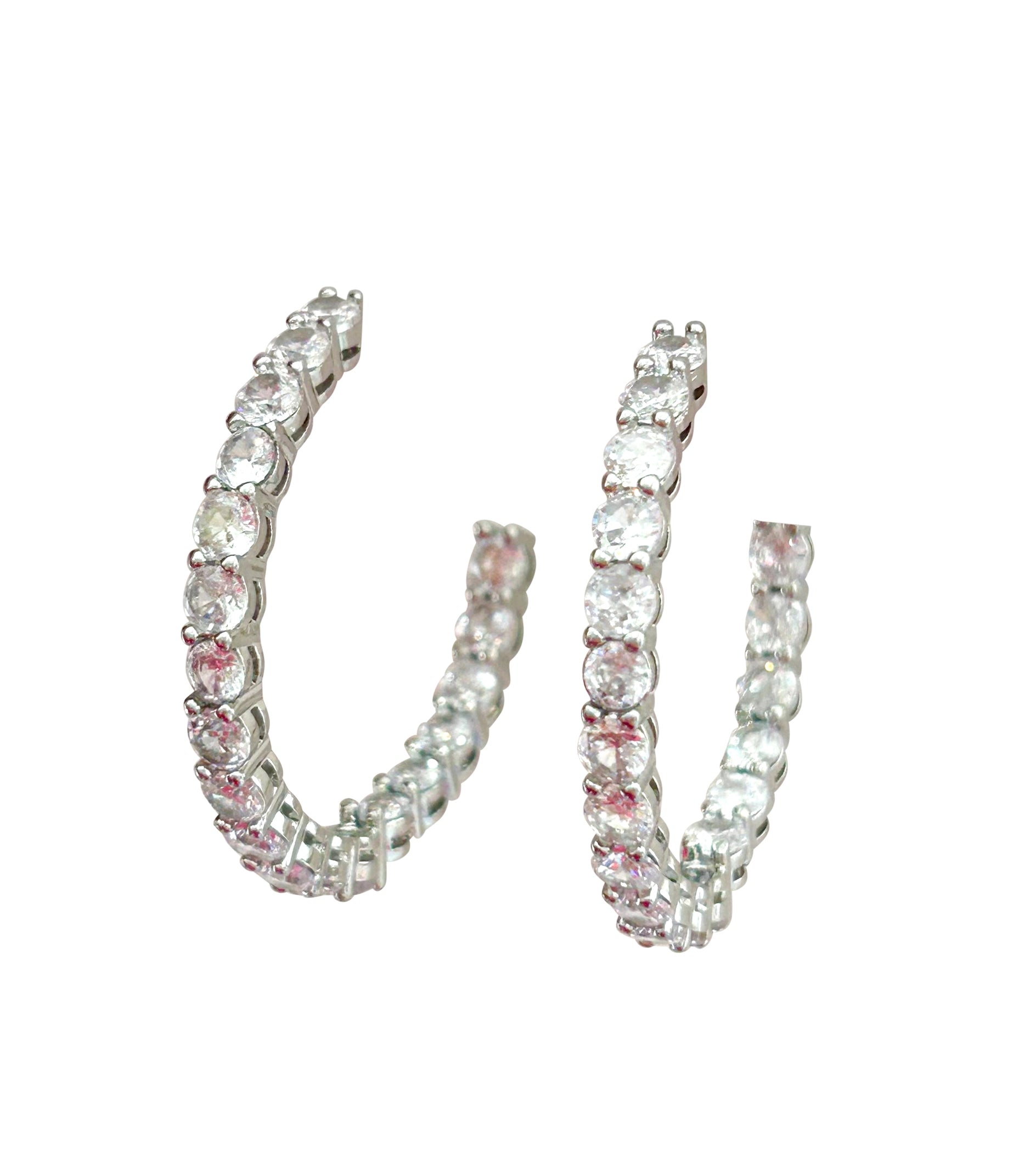 POOLER HOOP - SILVER – GKB JEWELRY