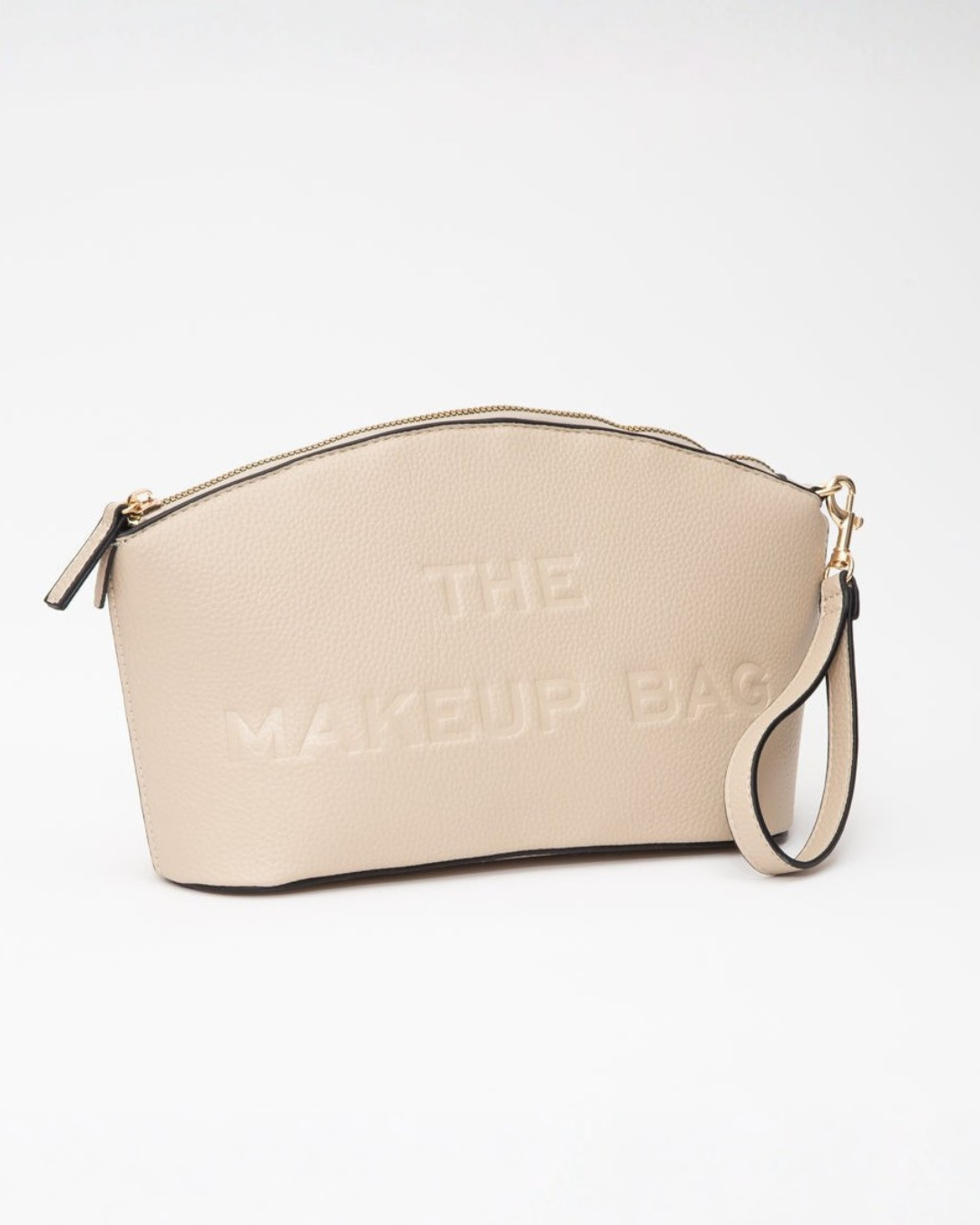 Faux Leather Cosmetic Pouch Bag - 2 COLORS