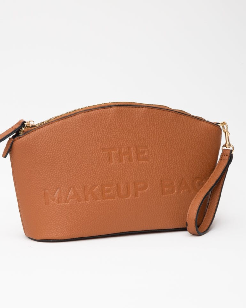 Faux Leather Cosmetic Pouch Bag - 2 COLORS